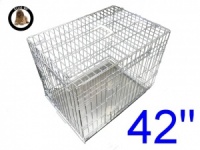42 Inch Ellie-Bo StandardXLDog Cage in Silver